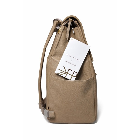 Freshly Picked Classic Diaper Bag Backpack Aspen V2 NWT Vegan Leather - Picture 3 of 8